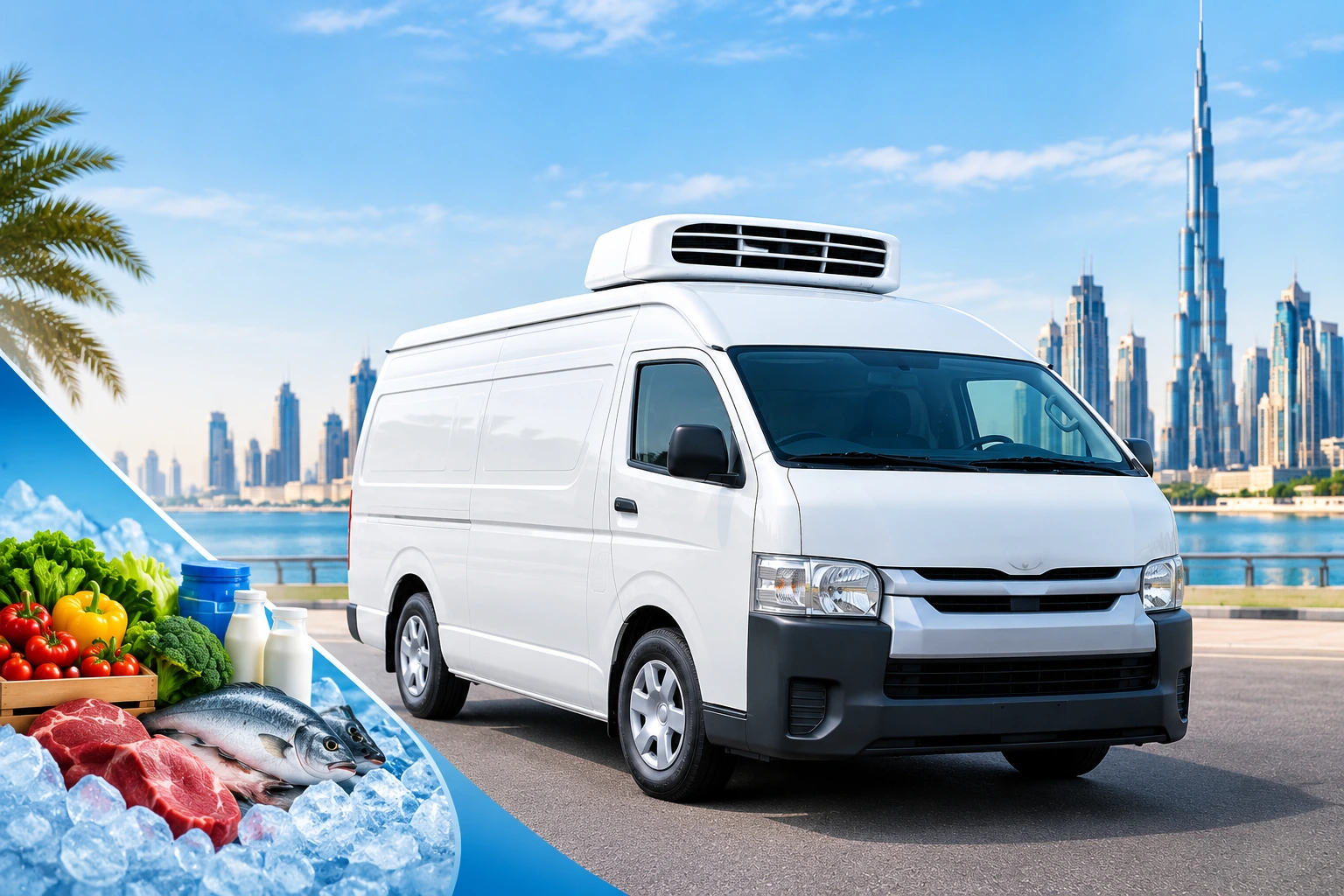 Chiller van rental in Ras Al Khor